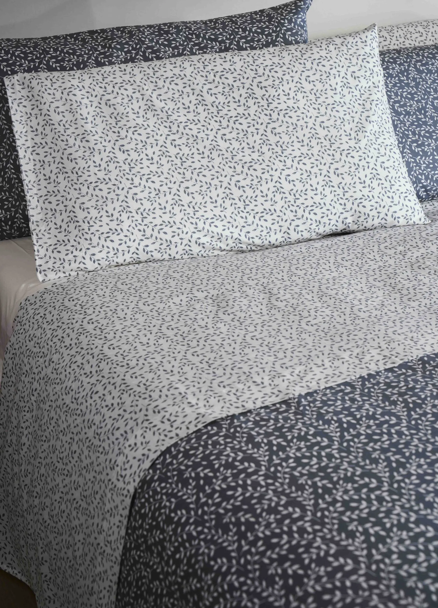 Federa in puro cotone con stampa floreale