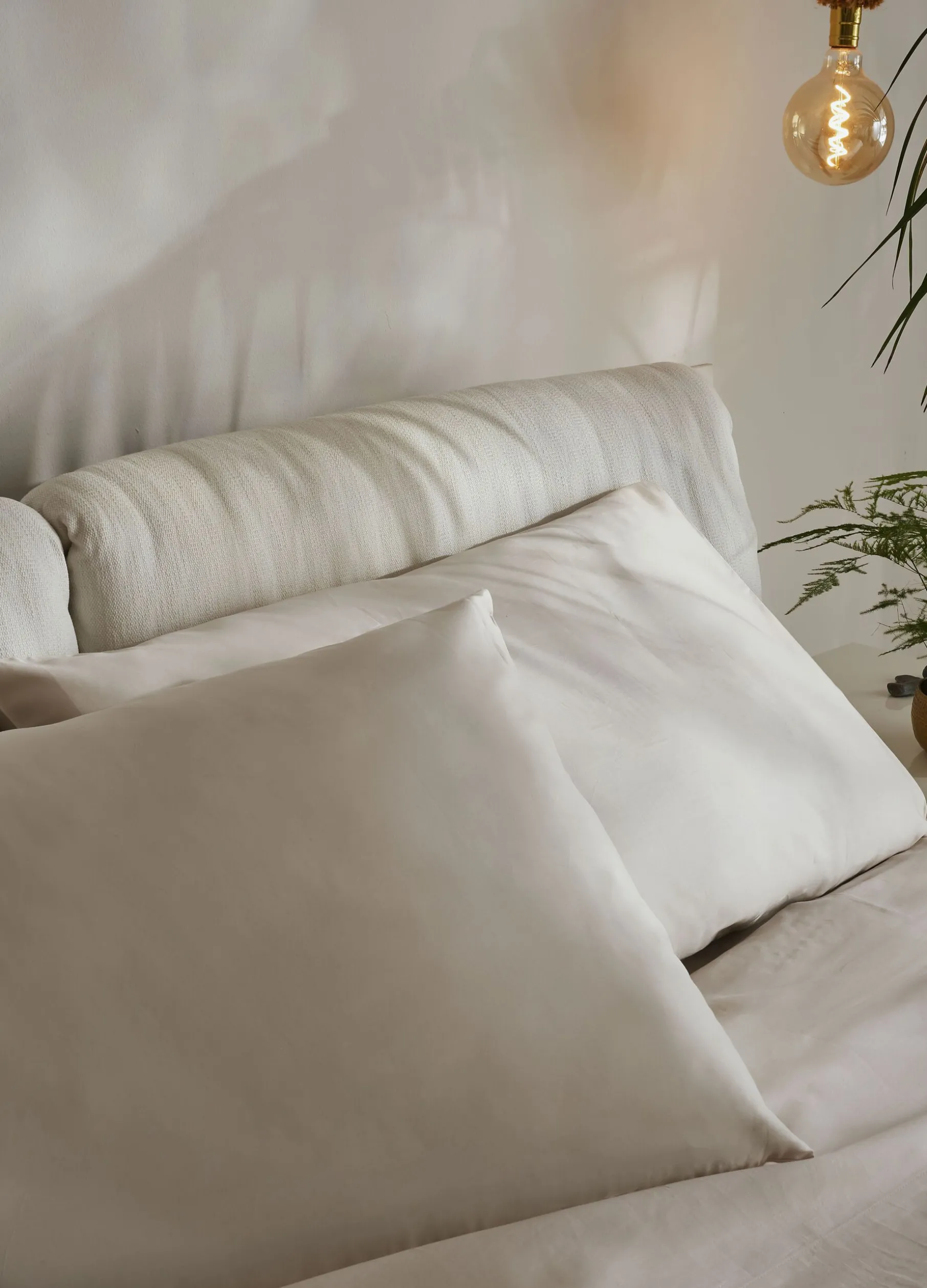 Federa in raso di puro cotone