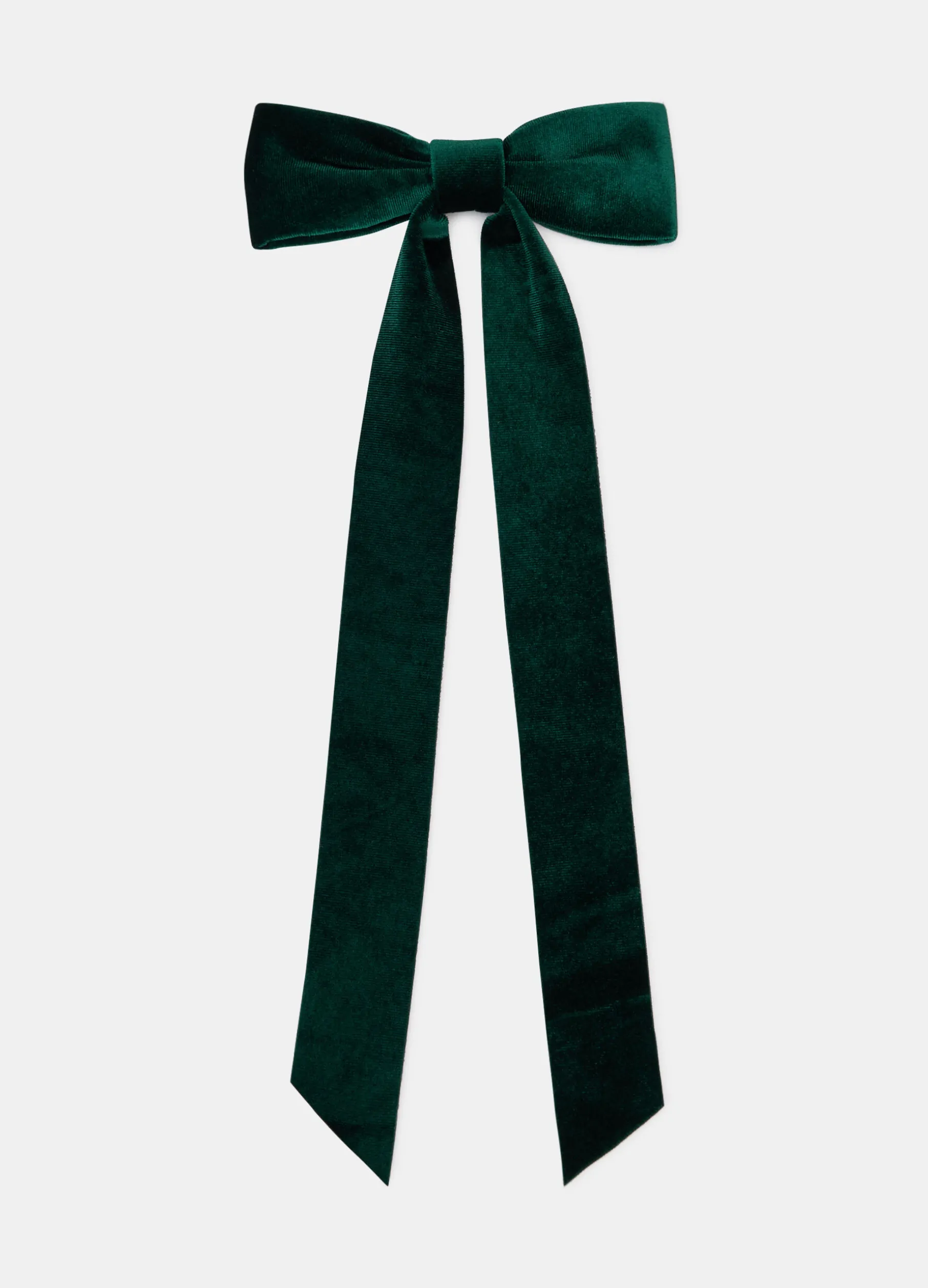 Fiocco in velluto con molletta