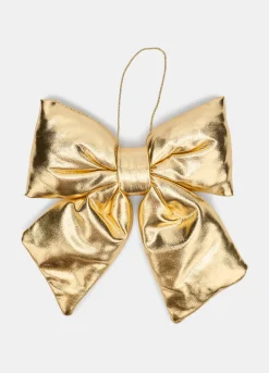 Fiocco piccolo in tessuto lamè