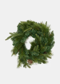 Ghirlanda di Natale con pigna