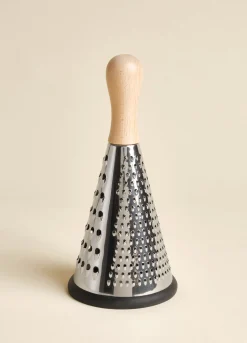 Grattugia conica in legno e acciaio inox Made in Italy