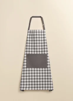 Grembiule in cotone a quadretti