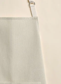 Grembiule in cotone bio a righe