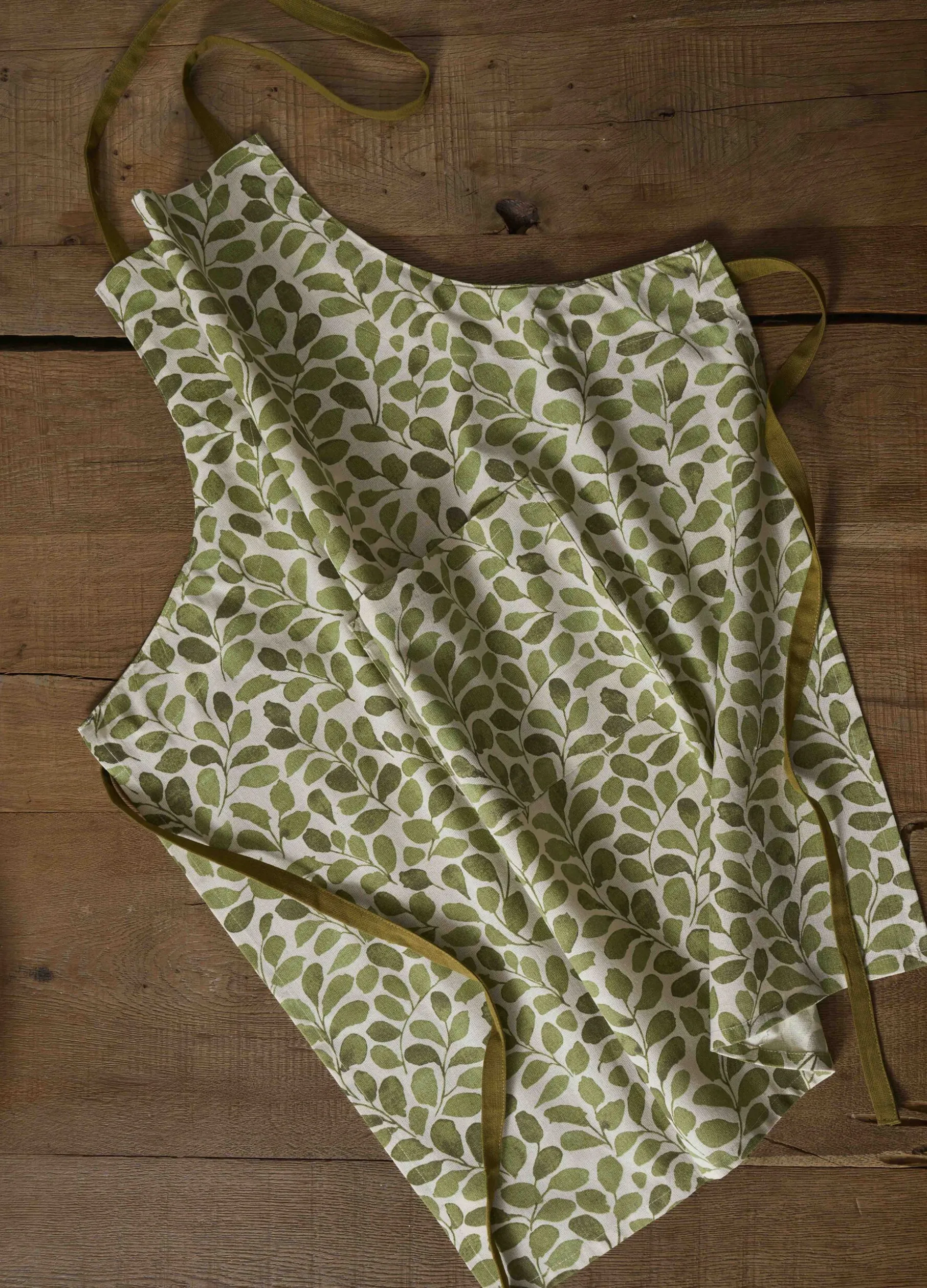 Grembiule in puro cotone bio con stampa