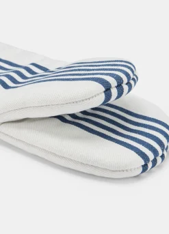 Guanto da cucina a righe di puro cotone