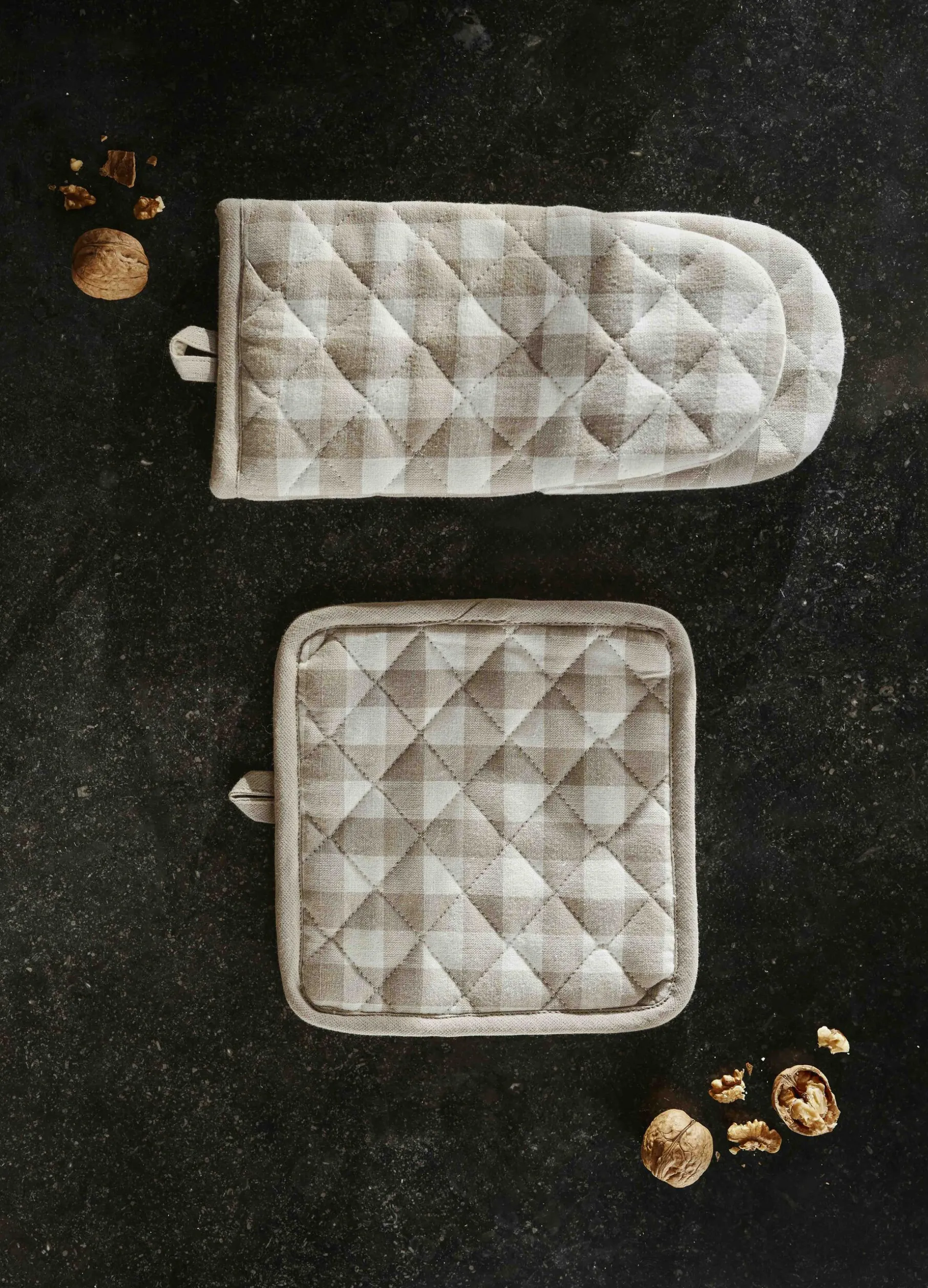 Guanto da cucina in cotone a quadretti