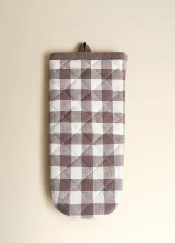 Guanto da cucina in cotone a quadretti