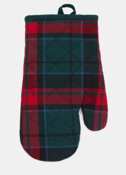 Guanto da forno a scacchi in cotone