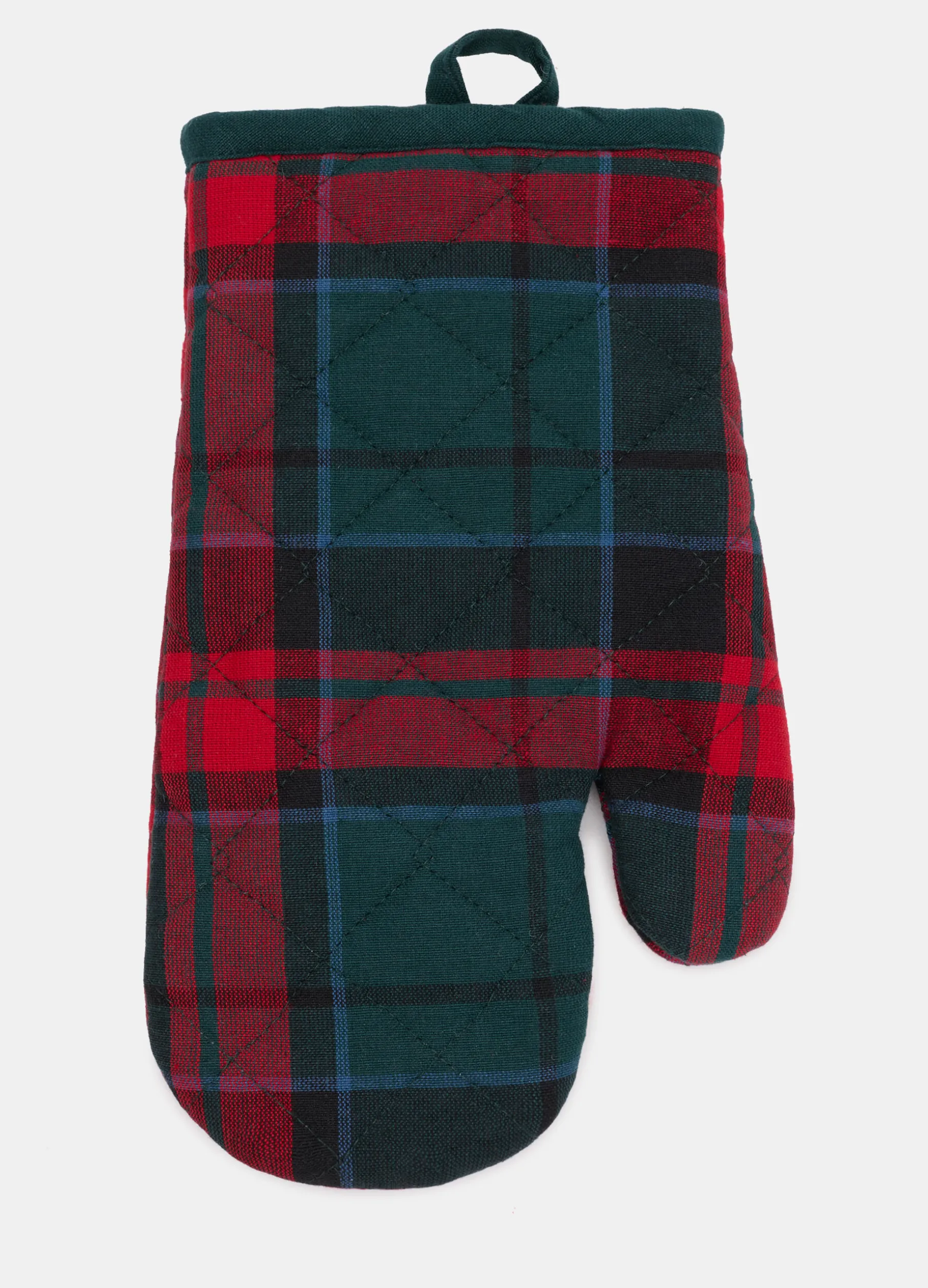 Guanto da forno a scacchi in cotone