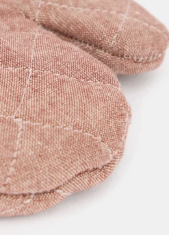 Guanto da forno in cotone trapuntato