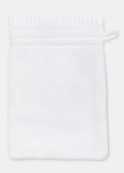 Guanto esfoliante di puro cotone in tinta unita