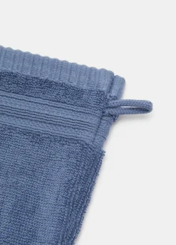 Guanto esfoliante in puro cotone tinta unita