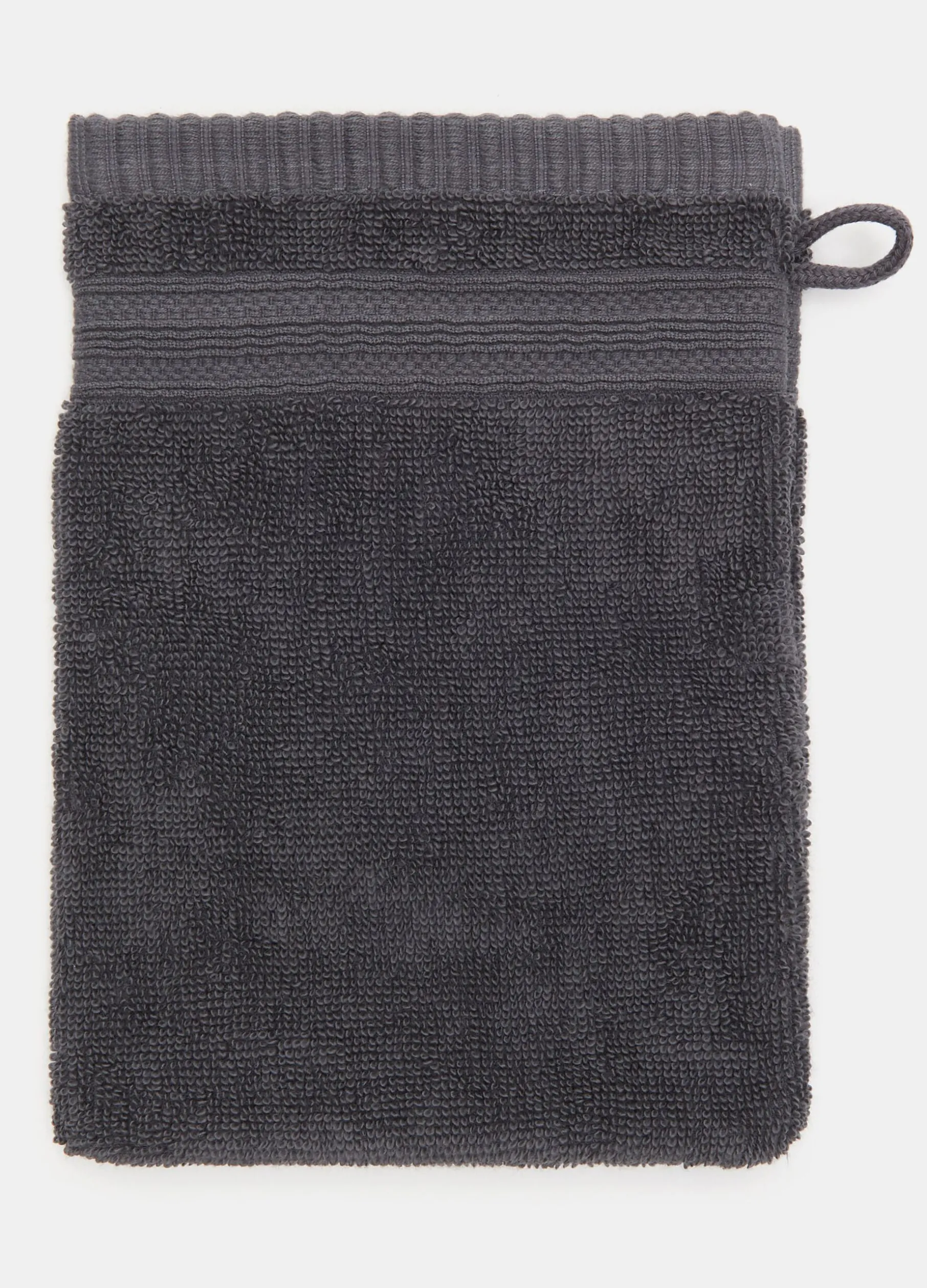 Guanto esfoliante in puro cotone in tinta unita