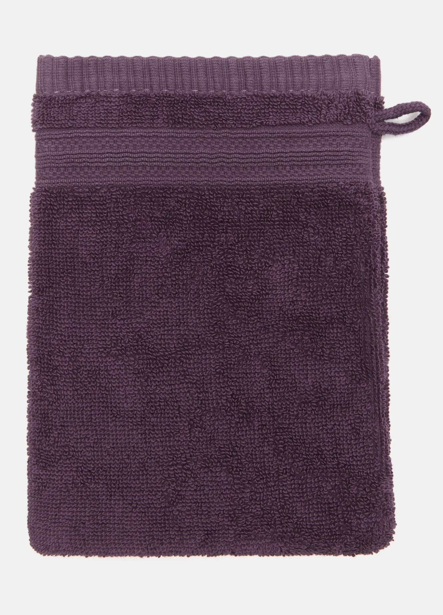 Guanto esfoliante tinta unita di puro cotone