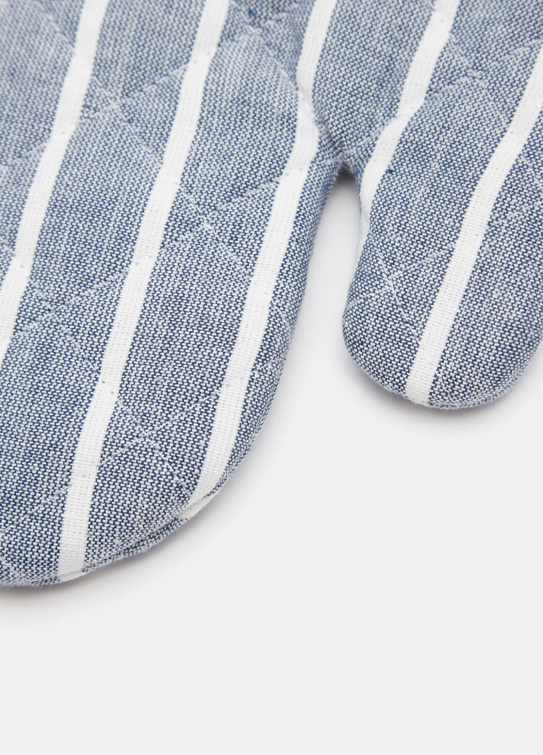 Guanto presina a righe