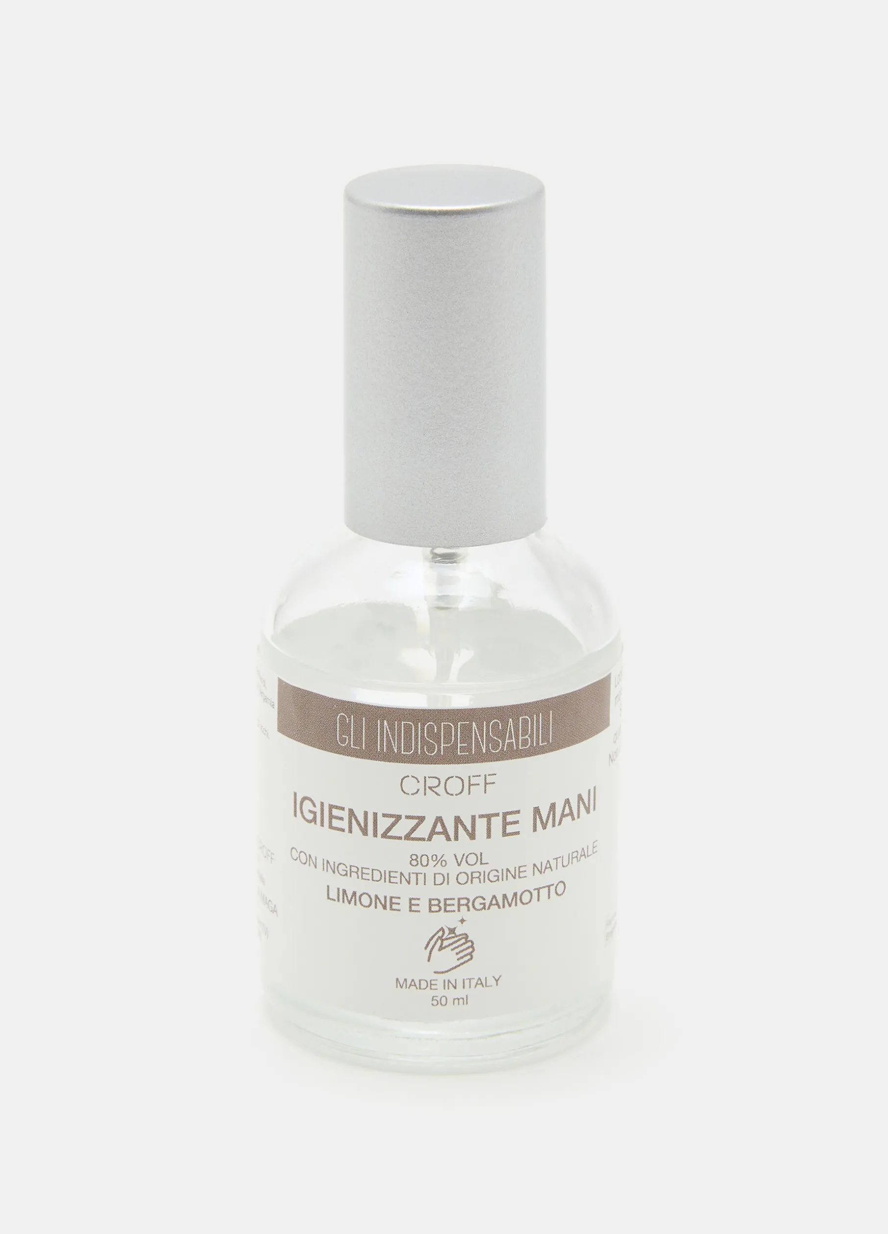 Igienizzante mani con limone e bergamotto