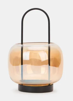 Lanterna rotonda in vetro