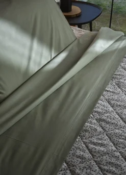 Lenzuola a 2 piazze in percalle di puro cotone tc200 Made in Italy