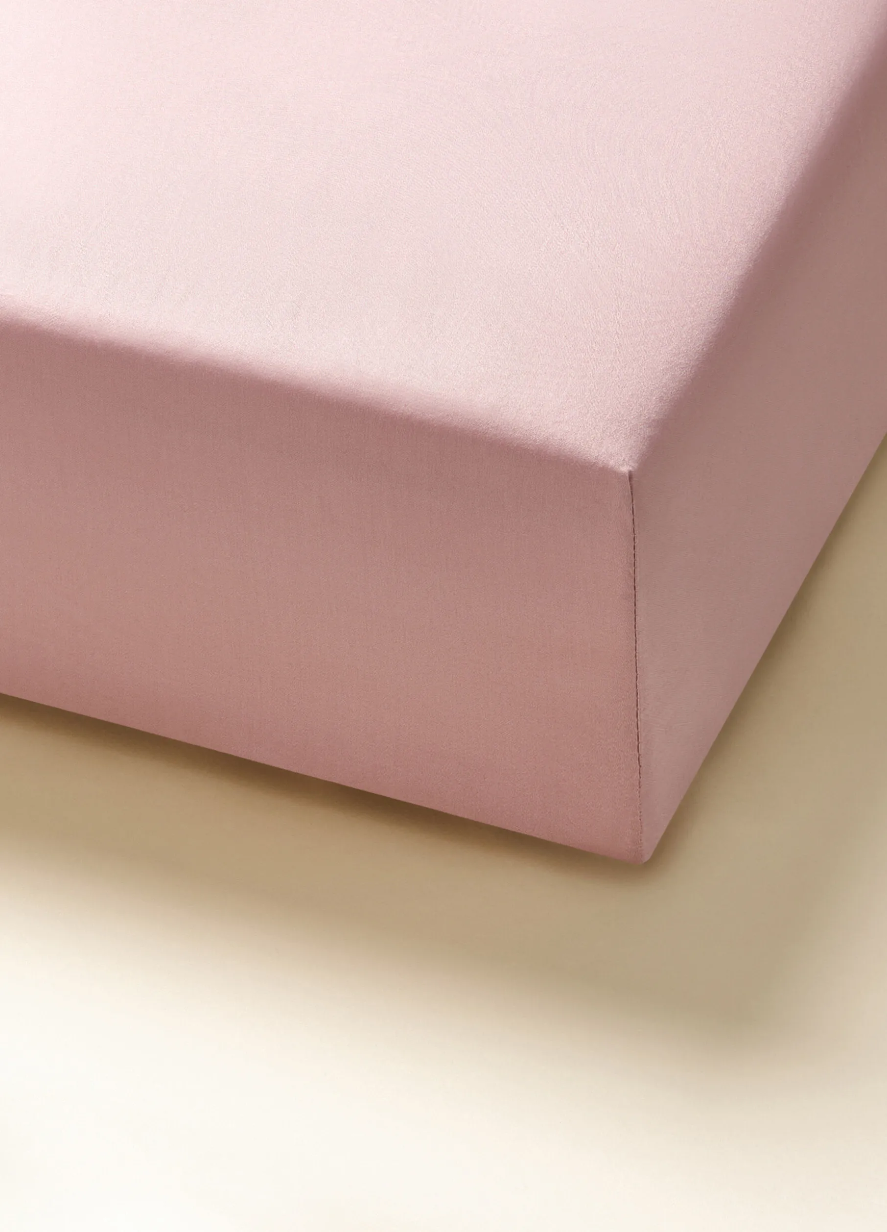 Lenzuolo con angoli a 2 piazze in raso di puro cotone tc221