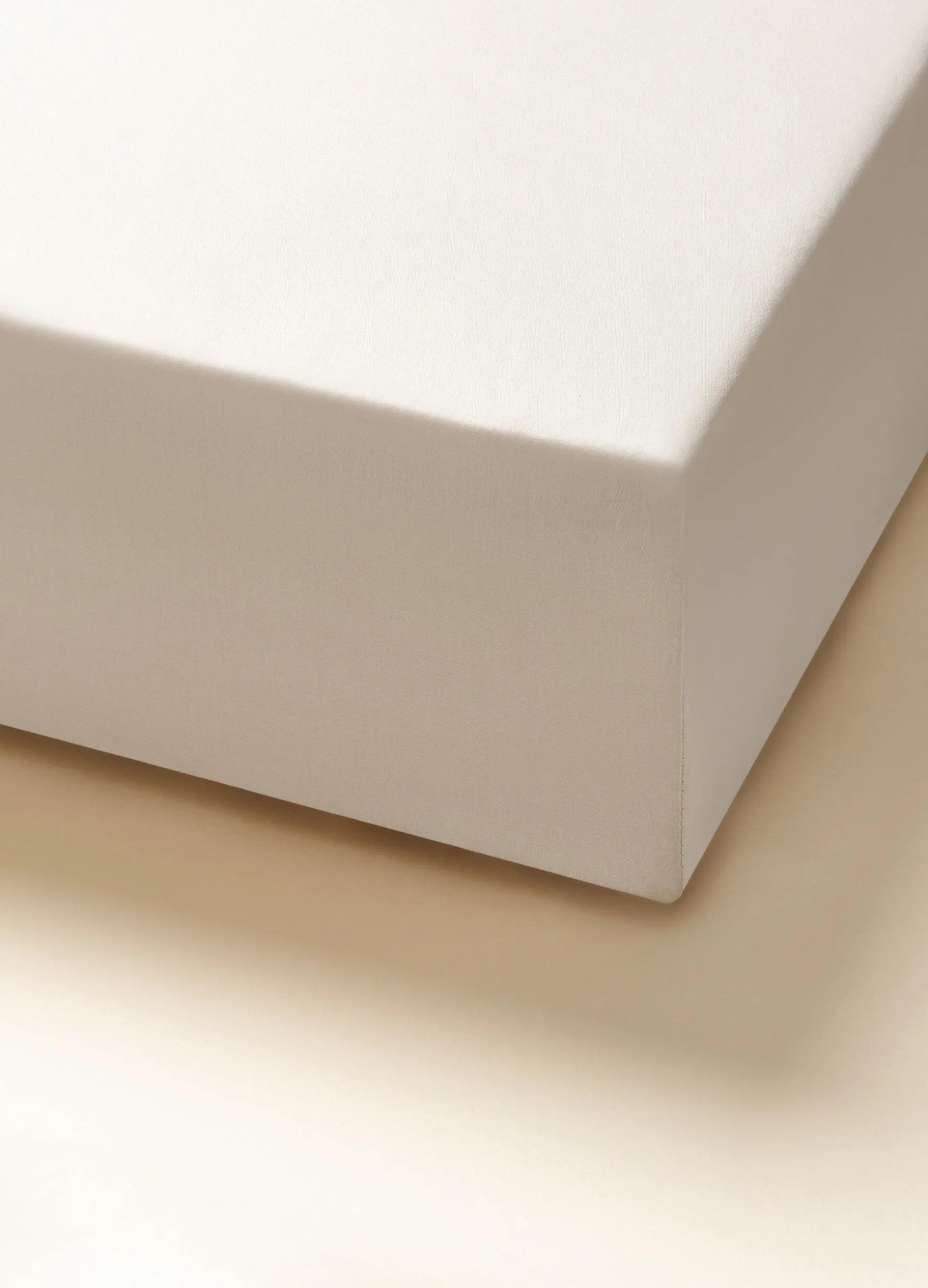 Lenzuolo con angoli a 2 piazze in raso di cotone