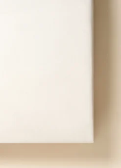 Lenzuolo con angoli a 2 piazze in raso di cotone