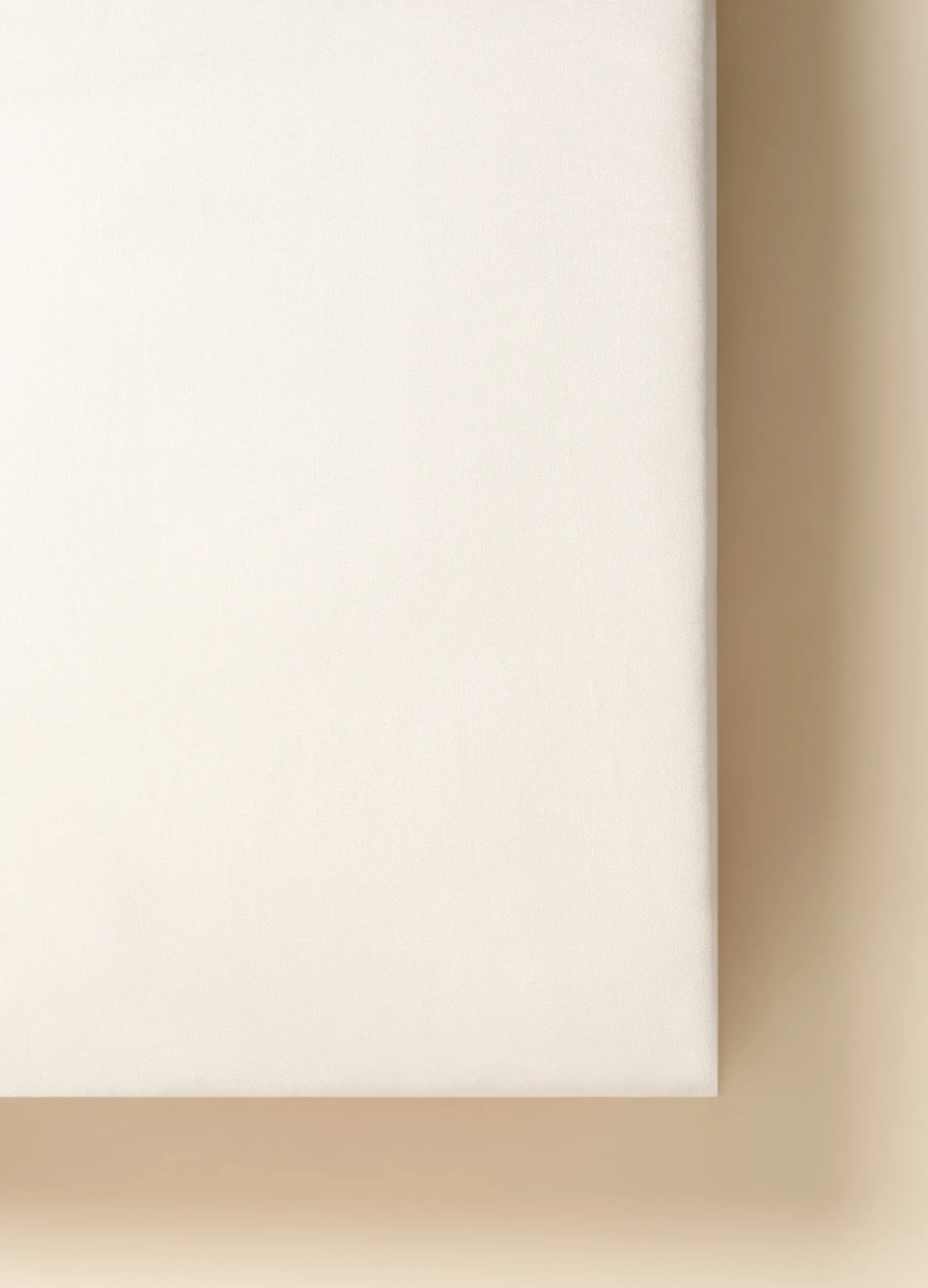 Lenzuolo con angoli a 2 piazze in raso di cotone