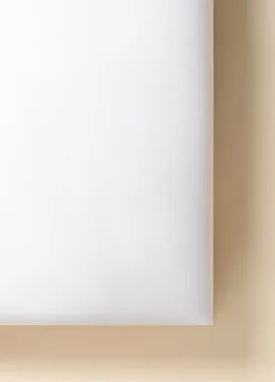 Lenzuolo con angoli a 2 piazze in raso di puro cotone tc224