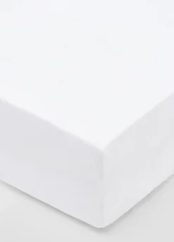 Lenzuolo con angoli a 2 piazze in puro cotone