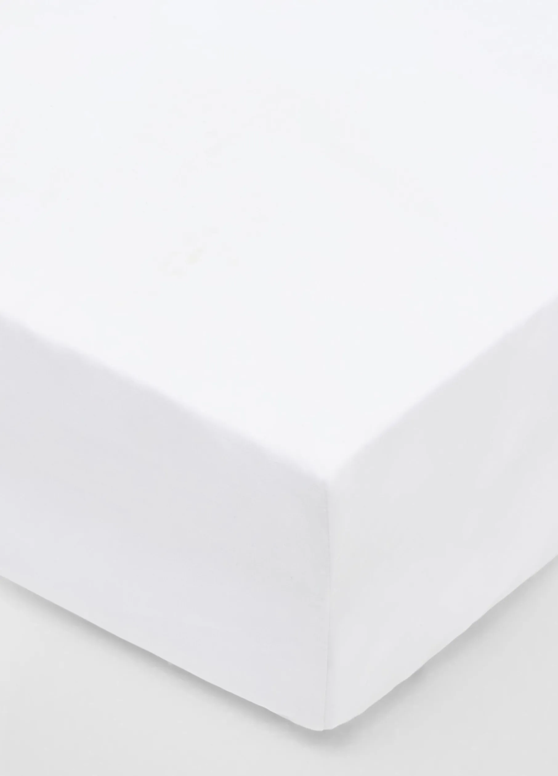 Lenzuolo con angoli a 2 piazze in puro cotone