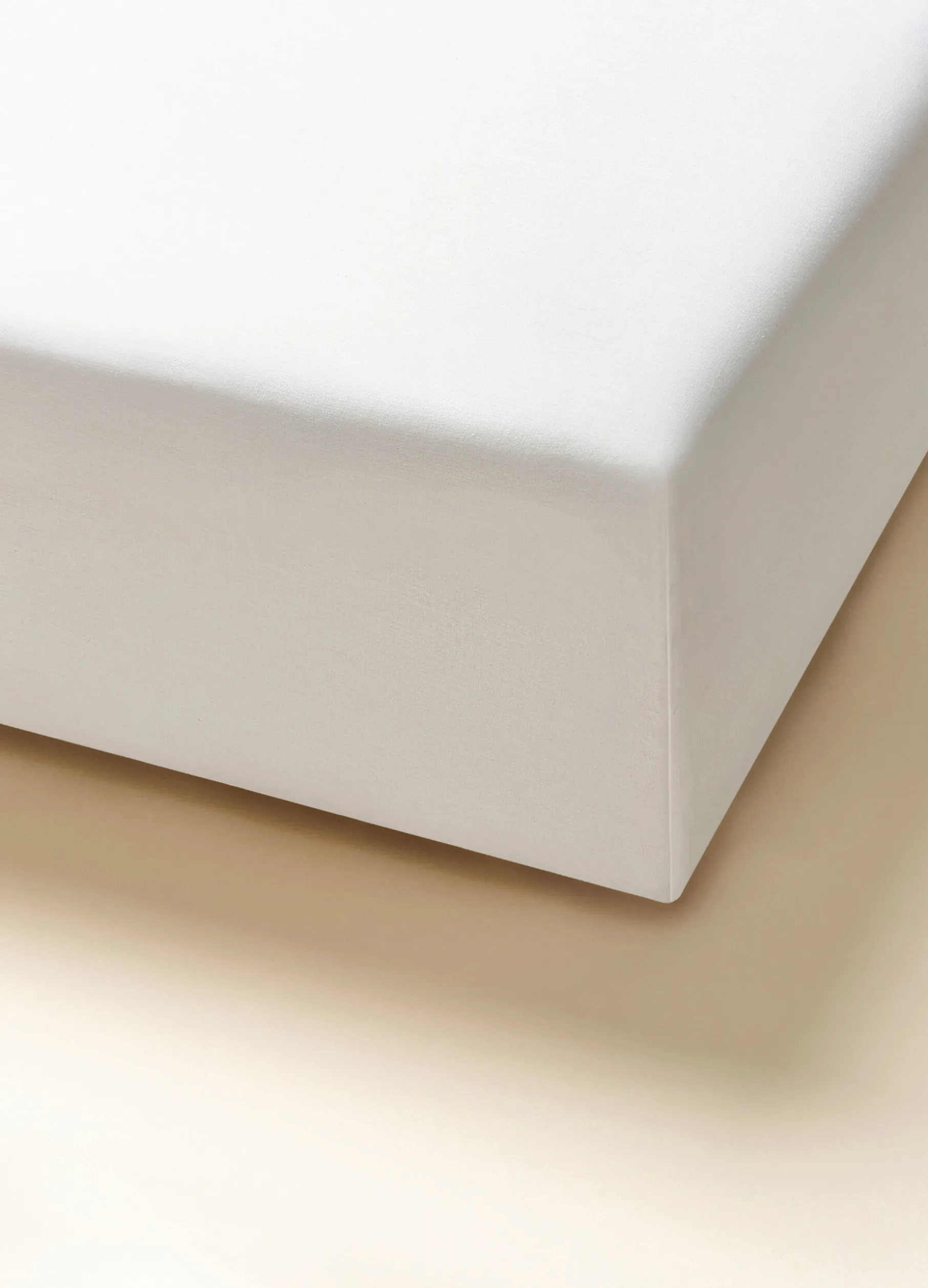 Lenzuolo con angoli in percalle di cotone Made in Italy