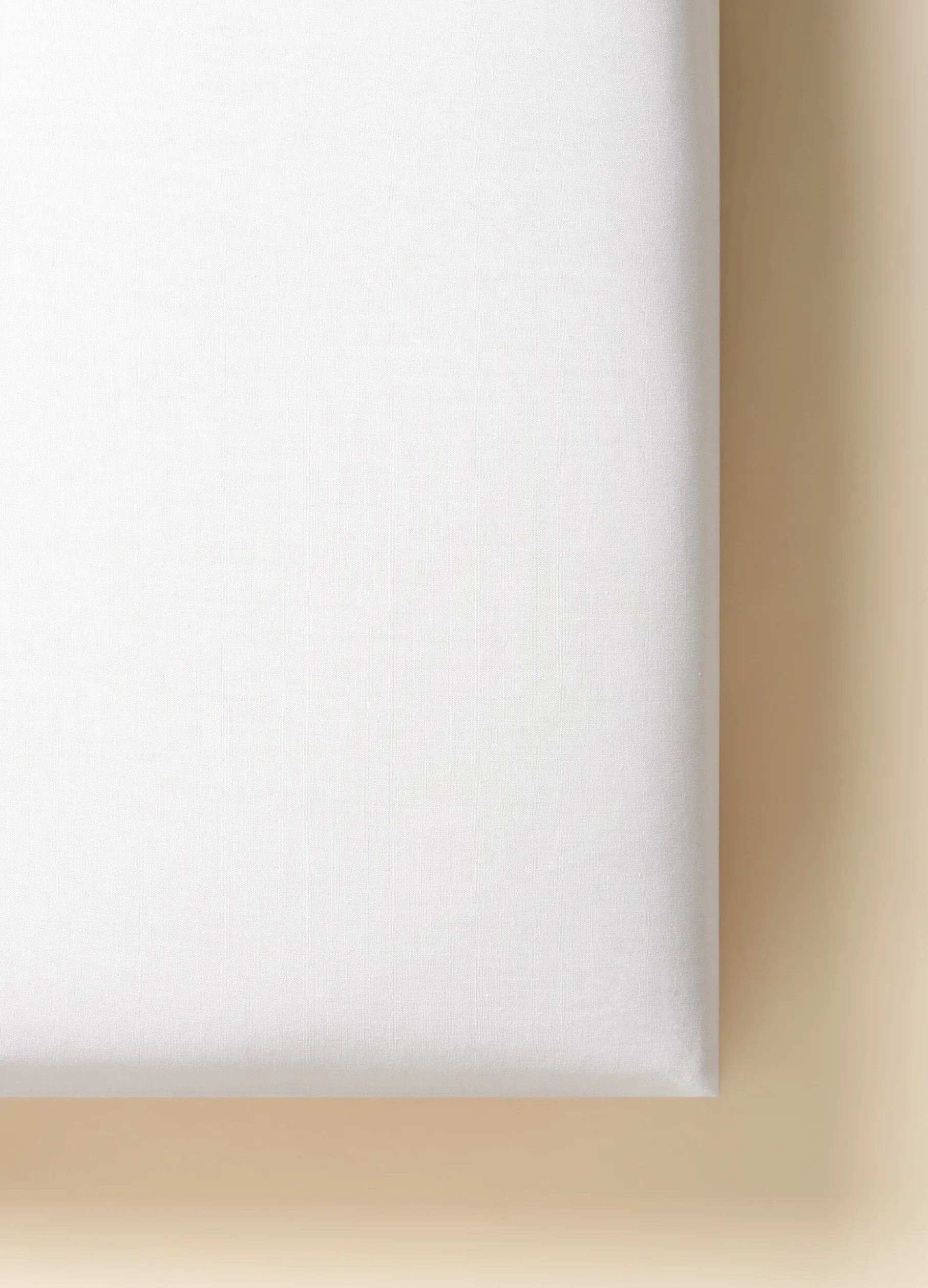 Lenzuolo con angoli in percalle di cotone Made in Italy