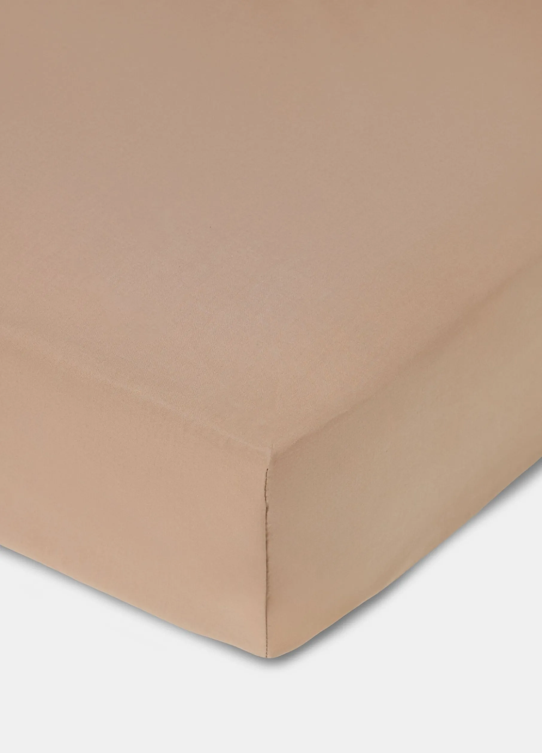 Lenzuolo con angoli in percalle di cotone Made in Italy