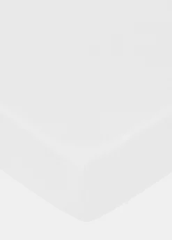 Lenzuolo con angoli tinta unita di puro cotone