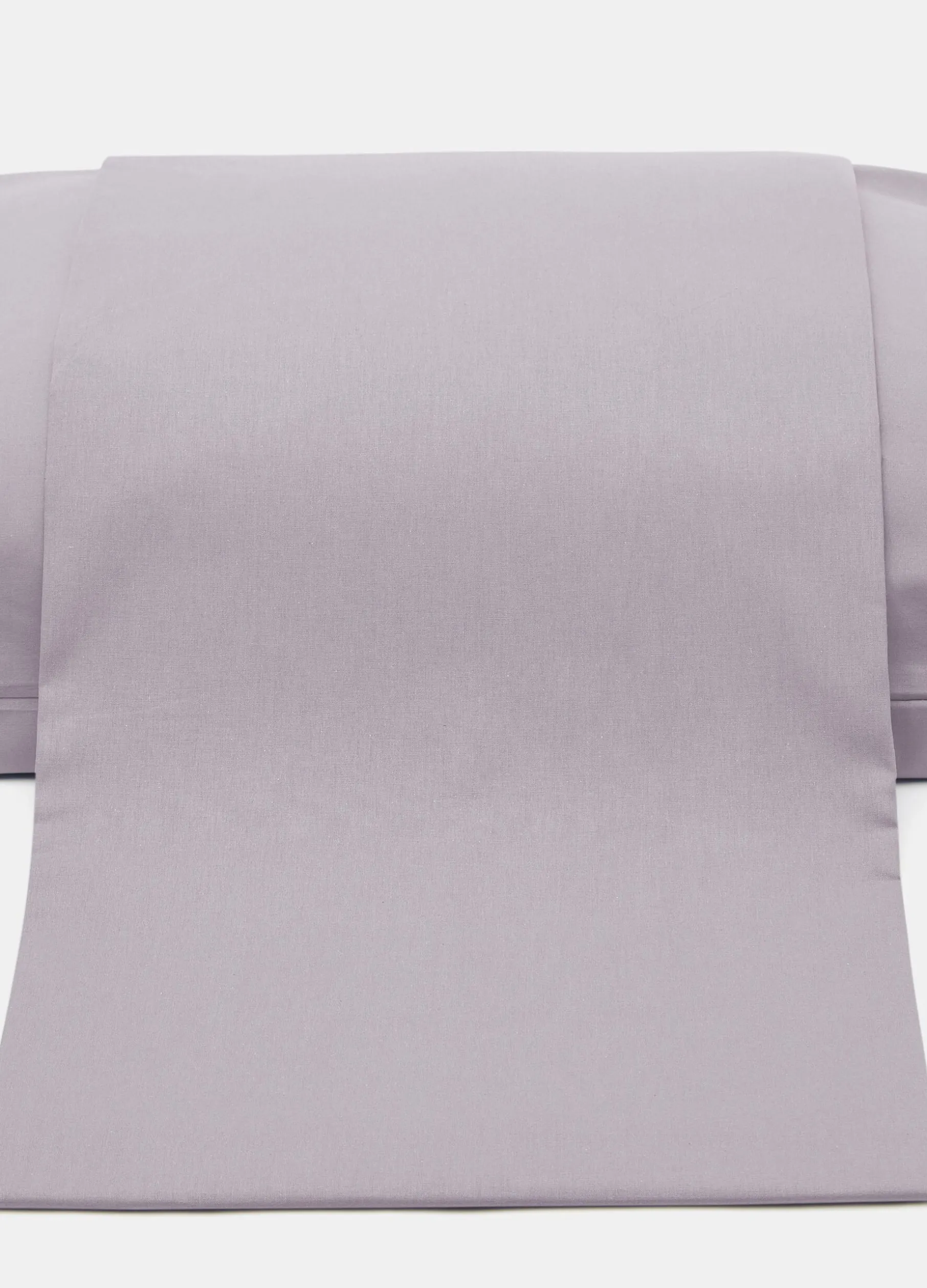 Lenzuolo matrimoniale di puro cotone in tinta unita