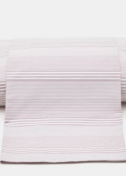 Lenzuolo rigato in puro cotone