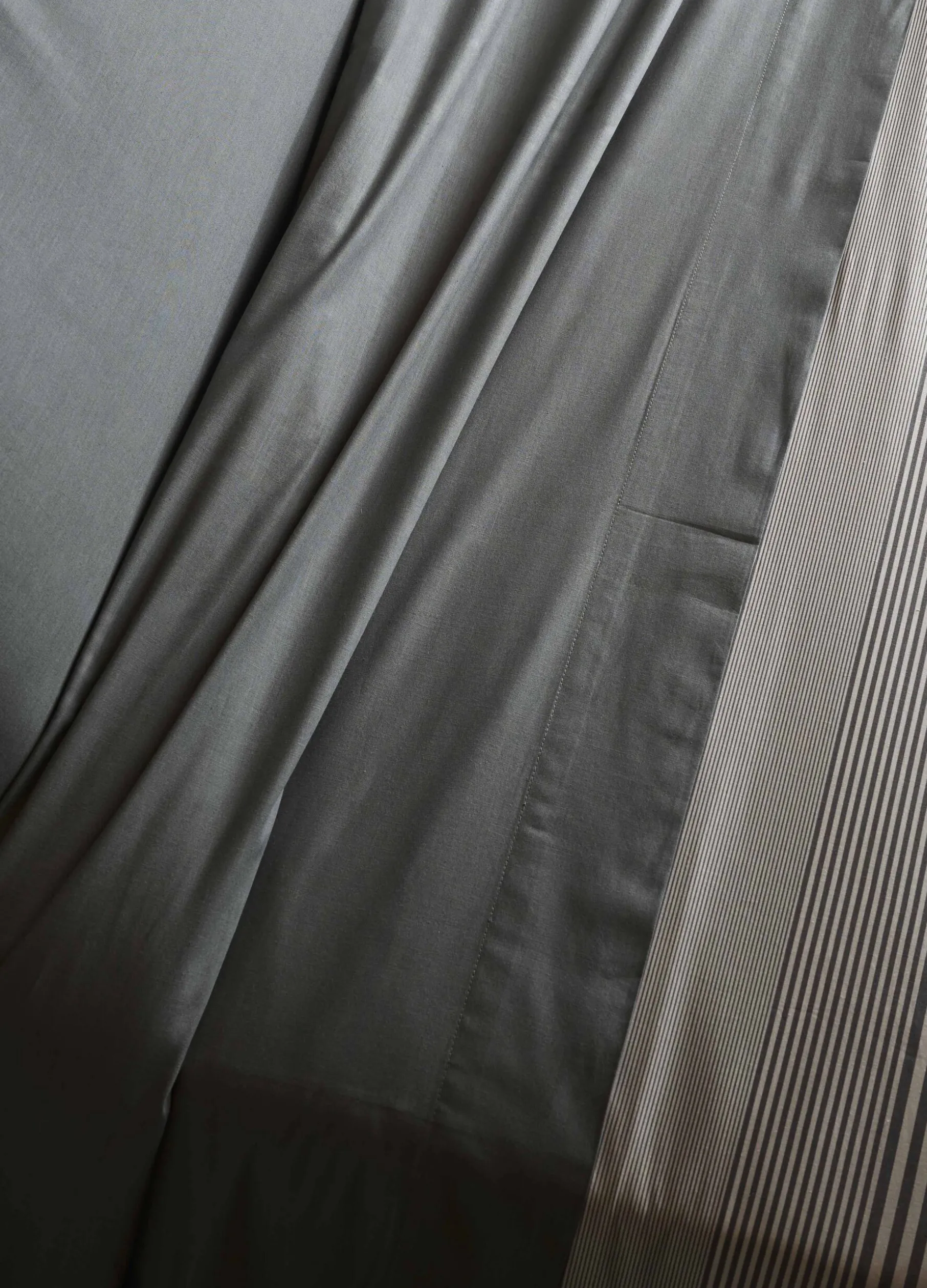 Lenzuolo una piazza e mezzo in cotone effetto mélange