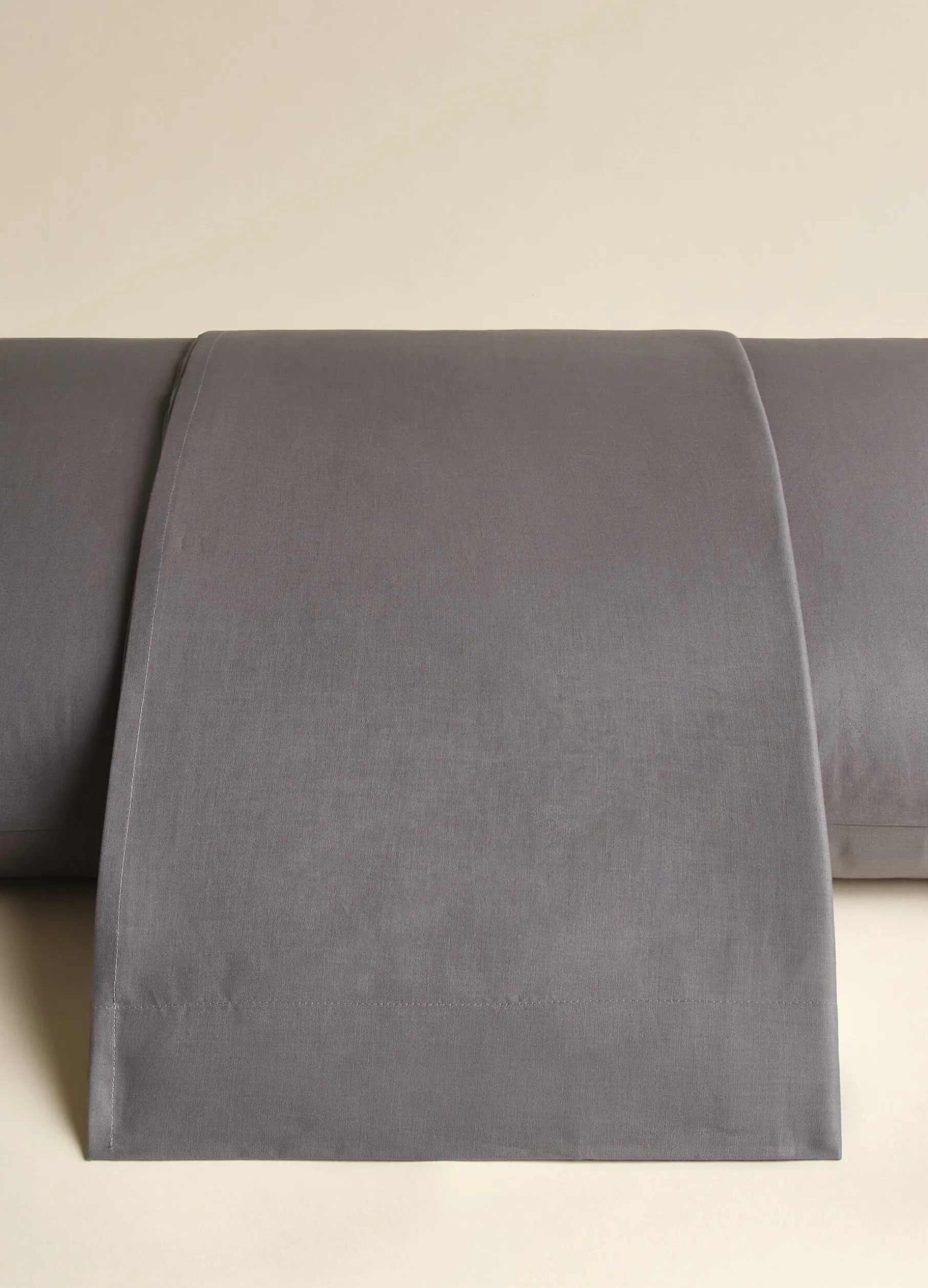 Lenzuolo una piazza e mezzo in cotone effetto mélange