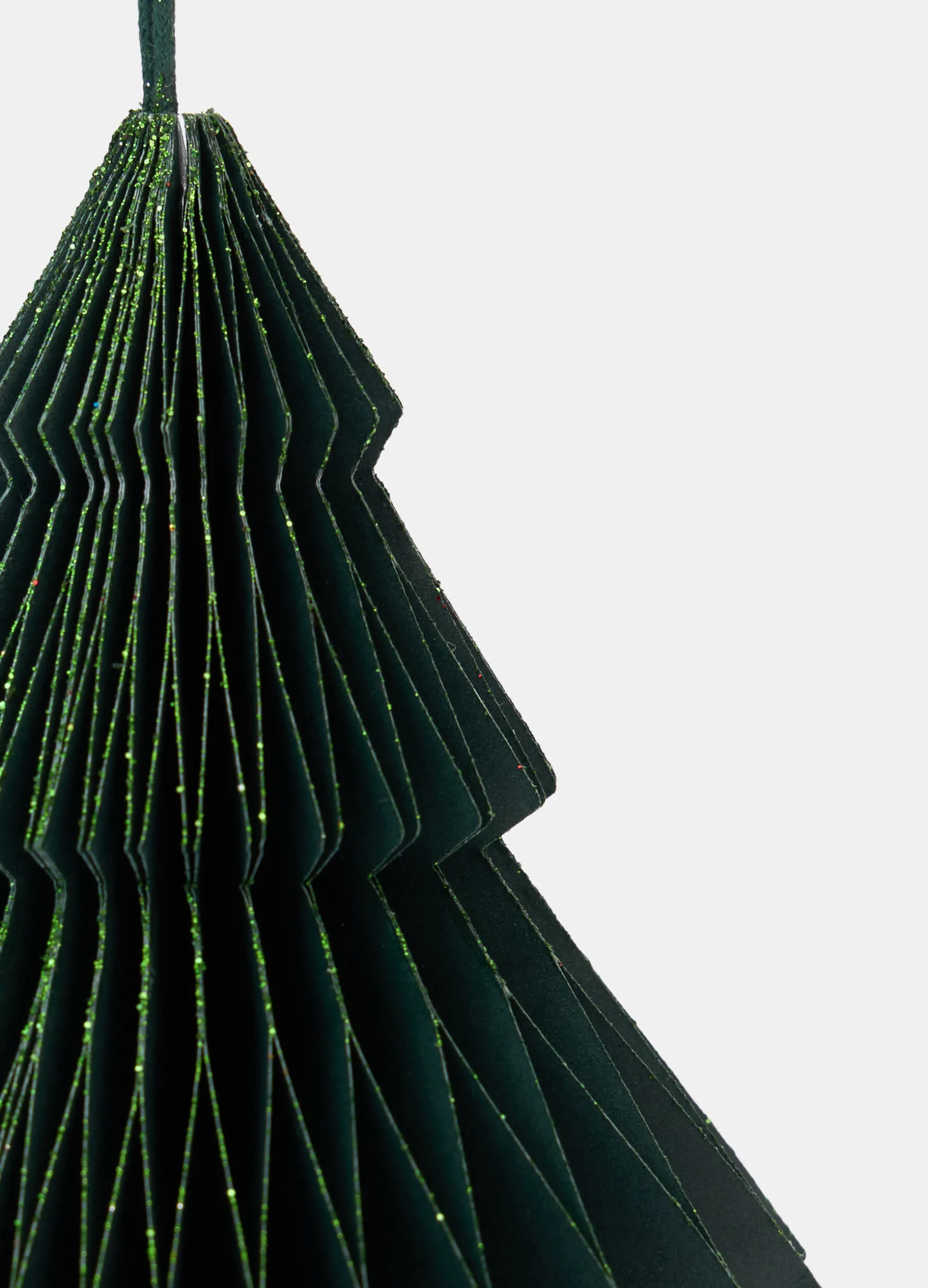 Ornamento a forma di alberello in carta