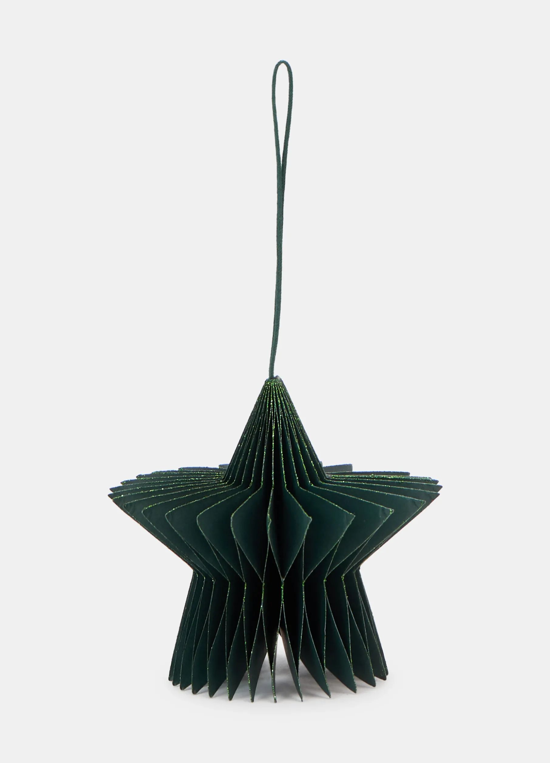 Ornamento a stella per albero di Natale in carta