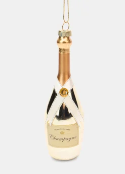 Ornamento bottiglia di champagne