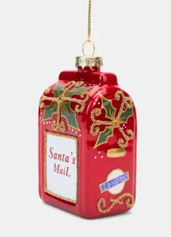 Ornamento Santa's Mail in vetro