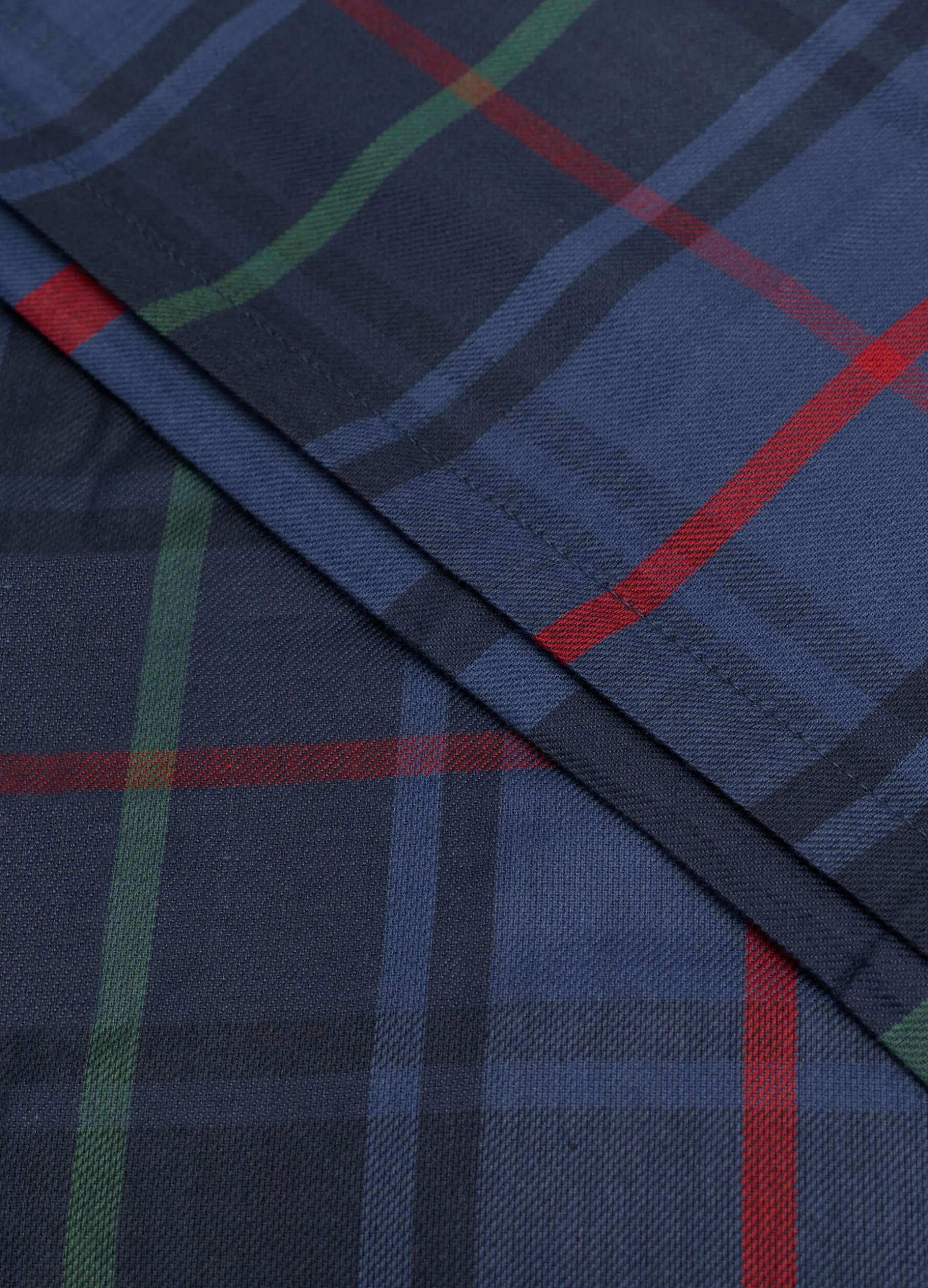 Parure copripiumino a due piazze in cotone a scacchi