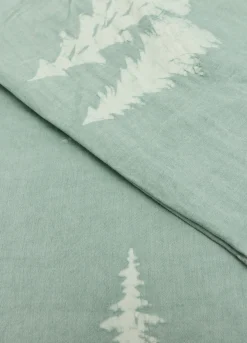 Parure copripiumino a due piazze in cotone lavato