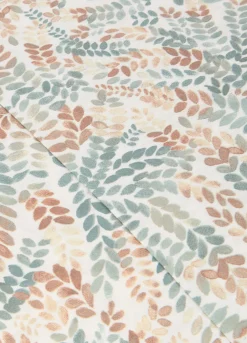 Parure copripiumino in raso di cotone a fantasia