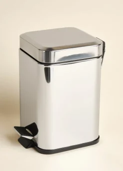 Pattumiera rettangolare in acciaio