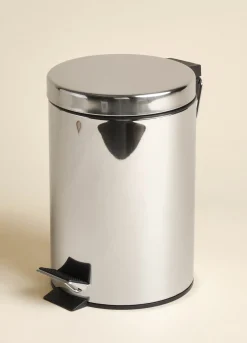 Pattumiera rotonda in acciaio