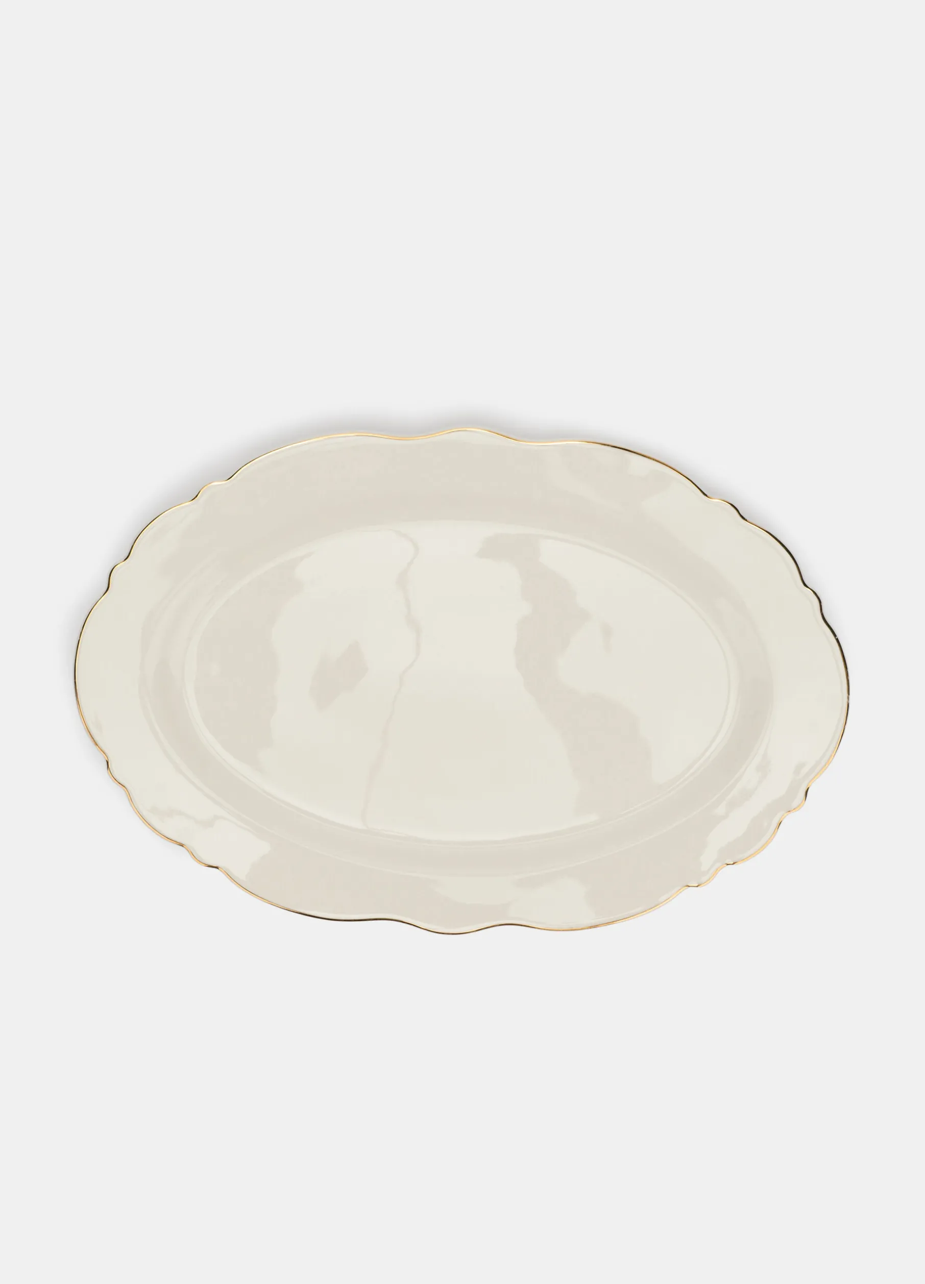 Piatto da portata in porcellana bone china