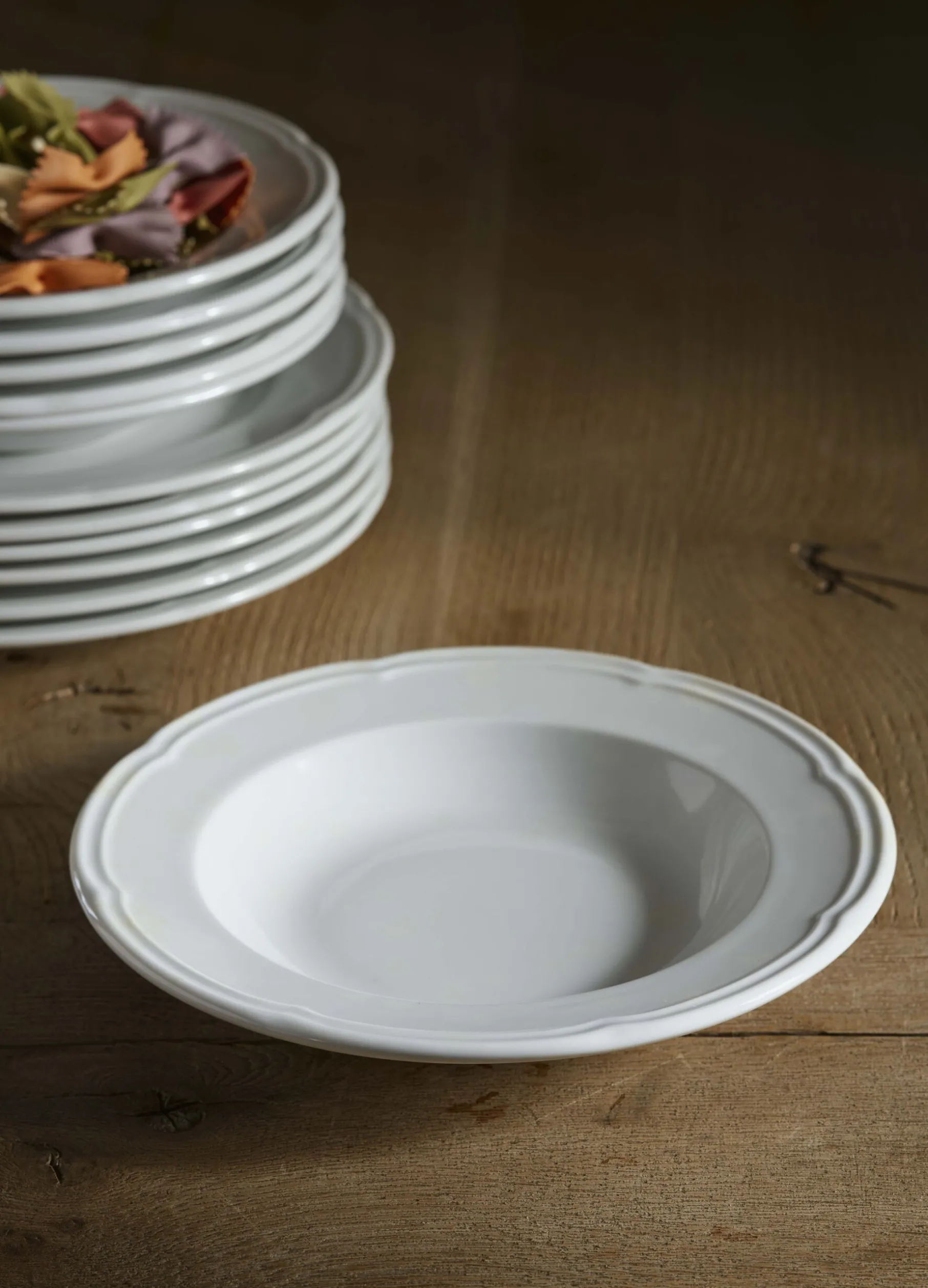 Piatto fondo Ouverture in porcellana