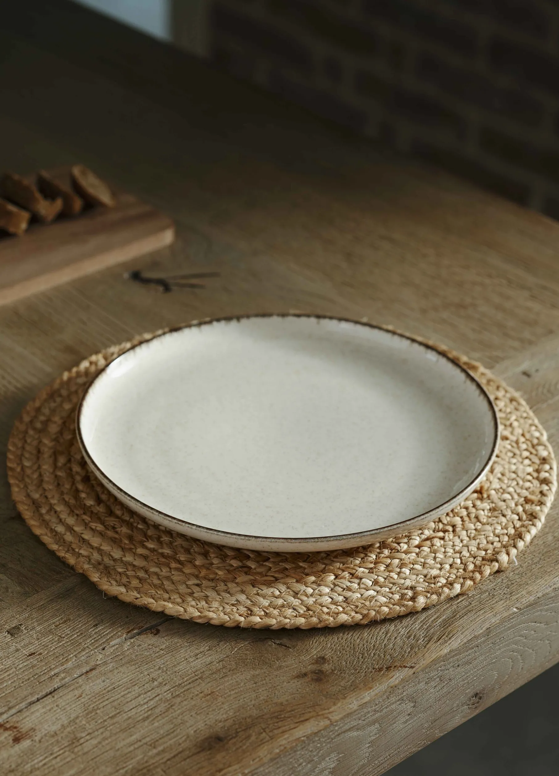 Piatto piano in porcellana